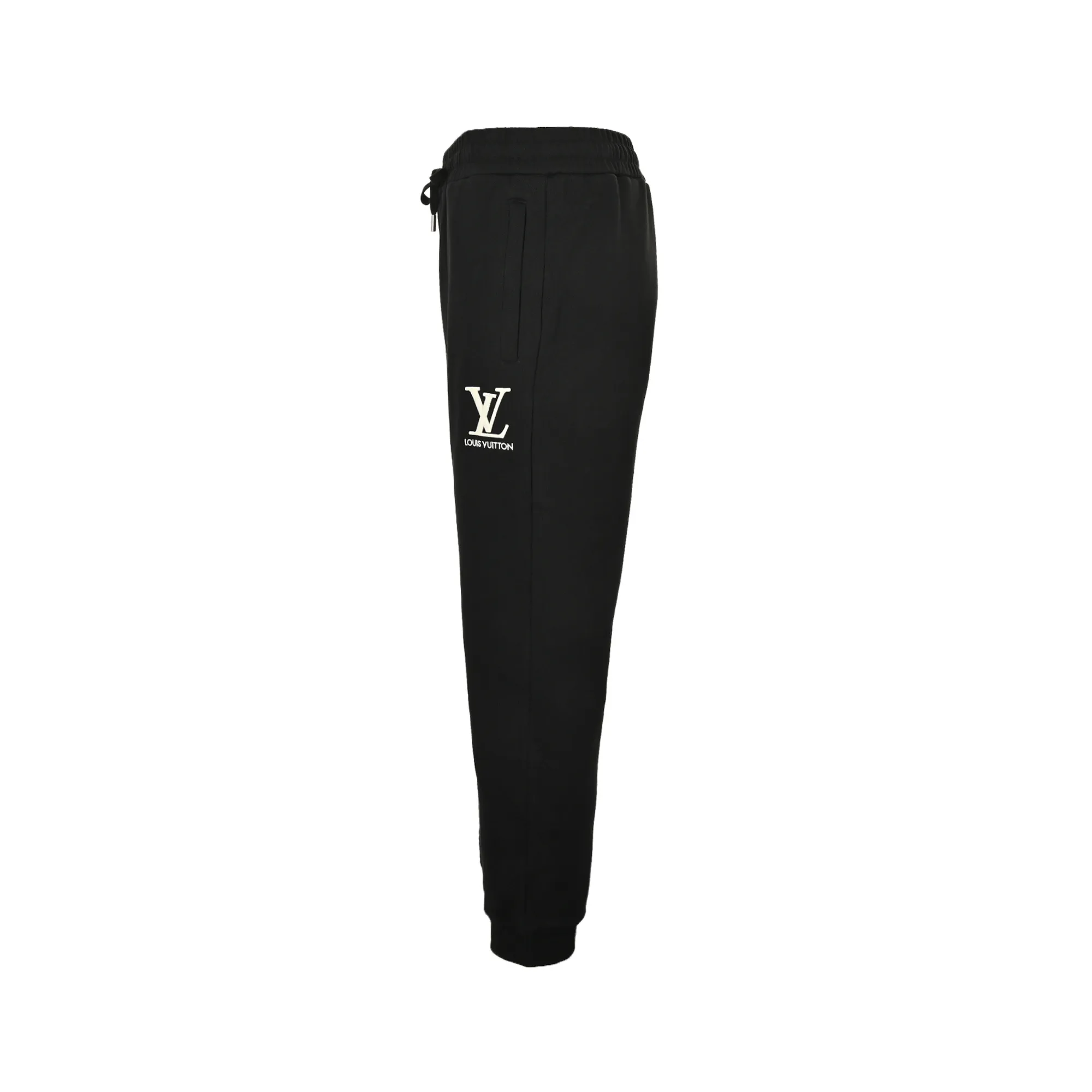 Louis Vuitton/Louis Vuitton 25Fw presbyopic embroidered logo trousers
